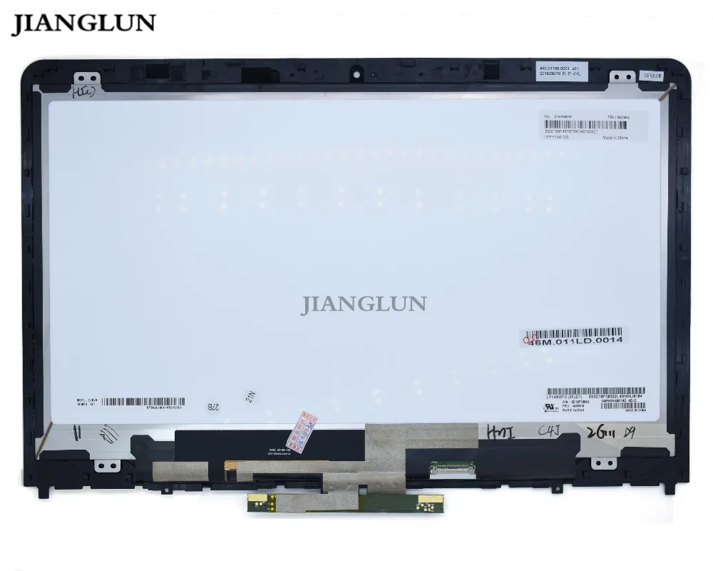 JIANGLUN Новый ЖК-дисплей в сборе с рамкой и сенсорной панелью для Lenovo Yoga 14 20dm-003сук |