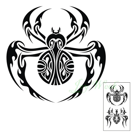 Водостойкая Временная тату-наклейка боди-арт 10 5*6 см крутые тату-наклейки в виде