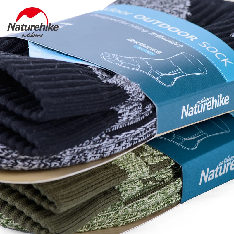 2 пары зимних носков Naturehike Me толстые спортивные носки теплые уличные Пешие