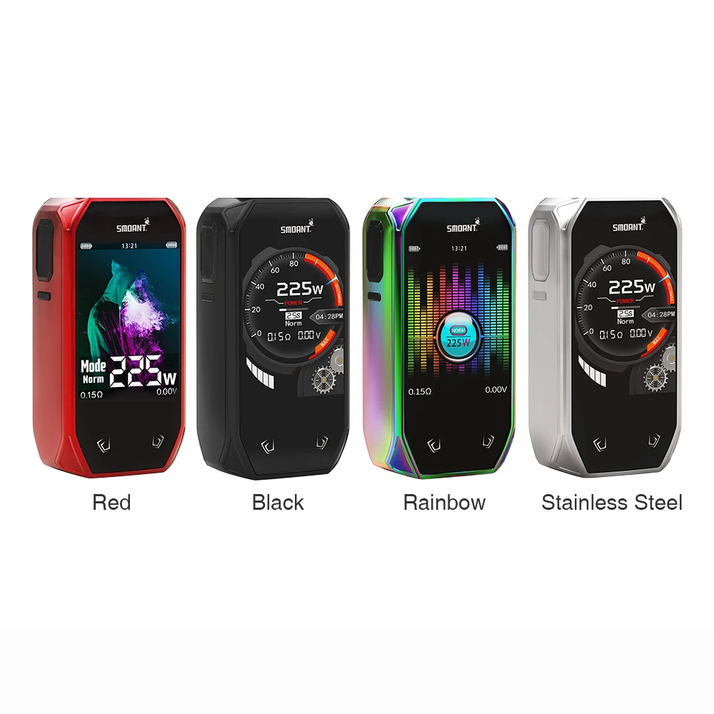 Боксмод Smoant Naboo TC 225 вт электронная сигарета с разноцветным экраном 2 4 дюйма