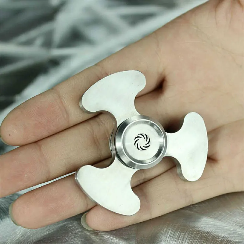 Зеркало из нержавеющей стали с кончиком пальца Gyro Fitzgerel Spinner Finger Spiral необычная