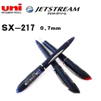3pcs japan uni mitsubishi sx 217 ballpoint pen 0 7mm jetstream middle pen ultra smooth office school supplies