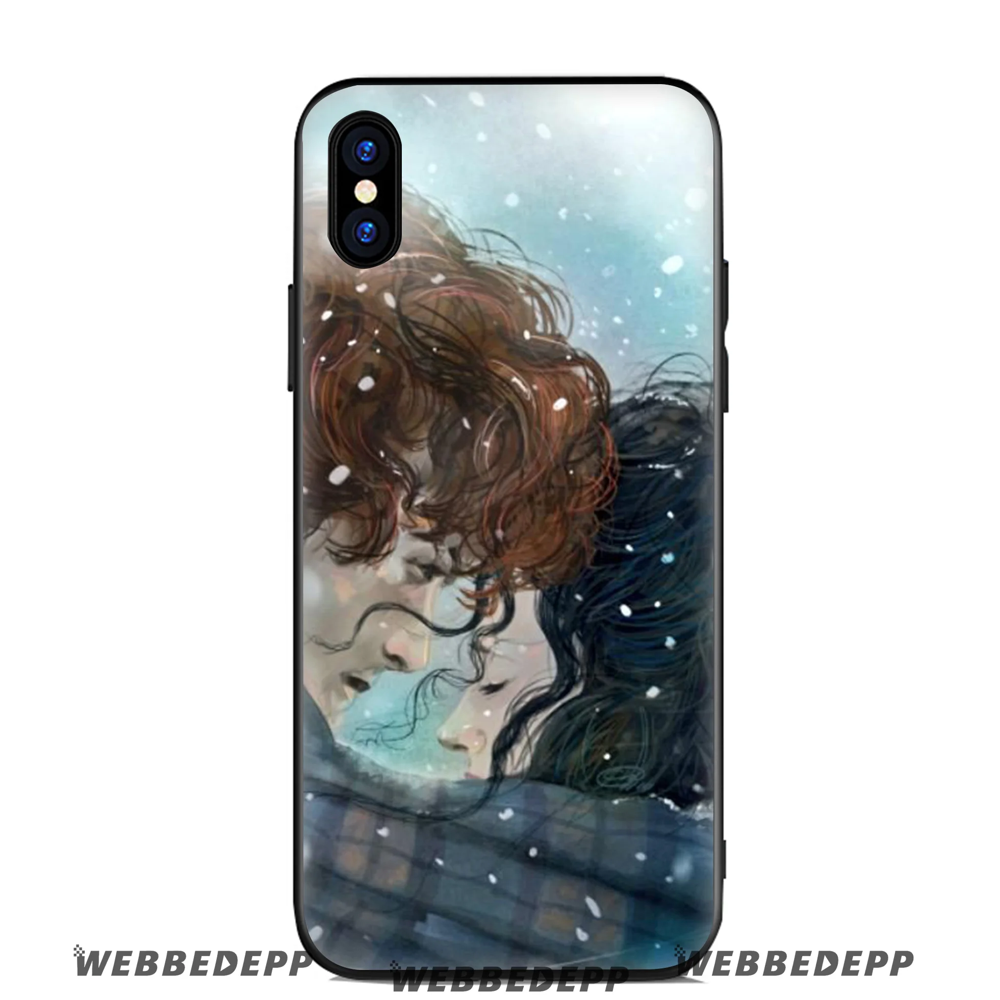 WEBBEDEPP Outlander Tv Shows Soft Silicone Case for Apple iPhone 11 Pro Xr Xs Max X or 10 8 7 6 6S Plus 5 5S SE TPU |