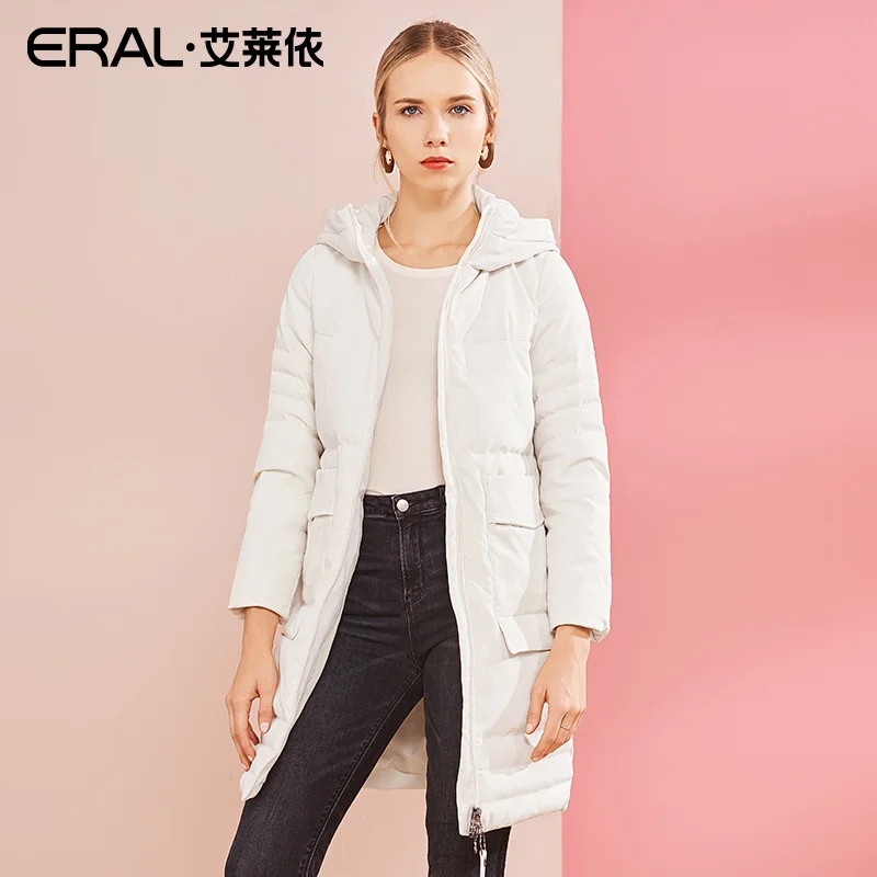 ERAL Women's Winter Down Coat Long Hooded Casual Slim Thermal Parka Jacket Plus Size 617104036 | Женская одежда