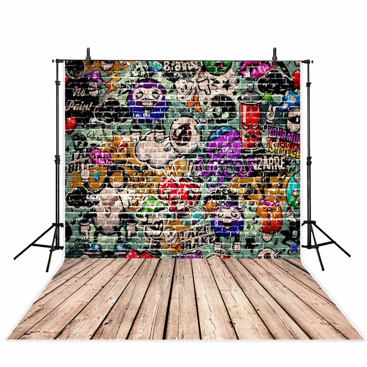 Allenjoy фон в стиле граффити мультфильм крутой Осьминог для фотосъемки фотостудии |