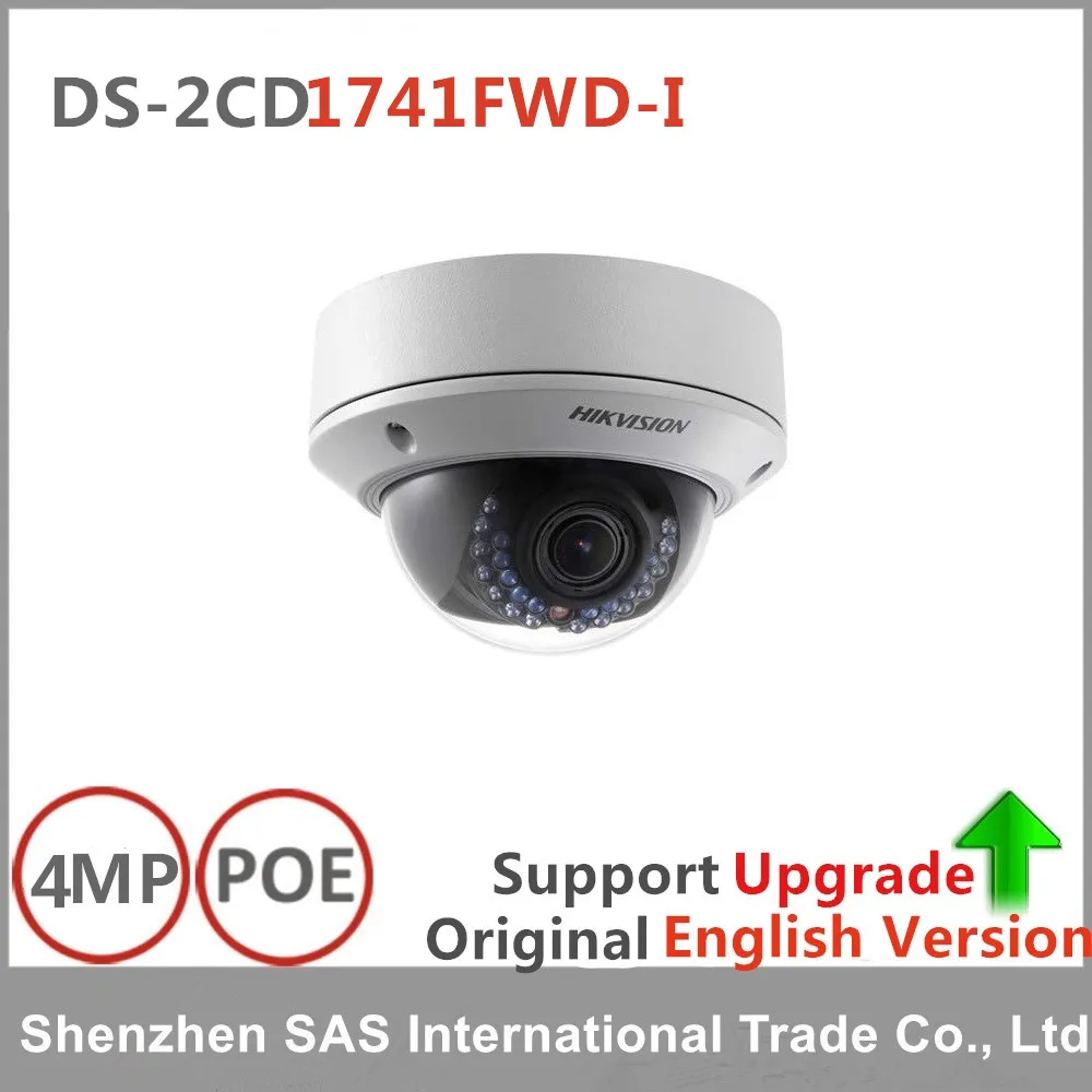 Hikvision Surveillance Camera DS-2CD1741FWD-I Replace DS-2CD2735F-IS DS-2CD2732F-IS 4MP IP Vari-focal 2.8mm-12mm | Безопасность и