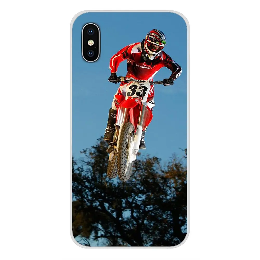 Дизайнерский чехол для мотоцикла гонки Moto Cross Apple iPhone X XR XS MAX 4 4S 5 5S 5C SE 6 6S 7 8 Plus ipod touch