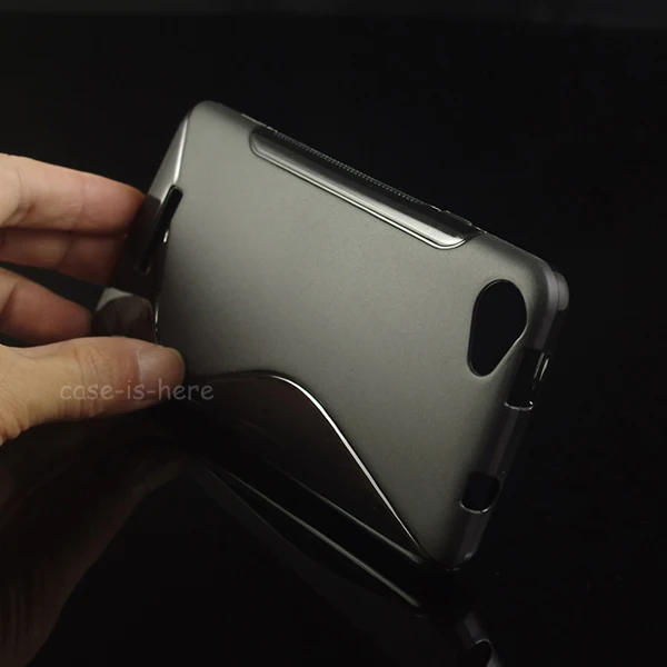 Soft S-Line Wave Anti-skid TPU Gel Case Skin for MADOSMA Q501WH M54T Mobile Phone Protective Rubber Matte Cover