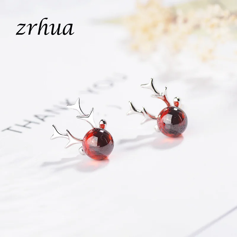ZRHUA Милые Великолепные серьги гвоздики с животными для женщин высокое качество