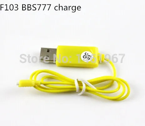 3шт./лот F103 BBS777 Аватар USB кабель зарядное устройство Rc мини вертолет