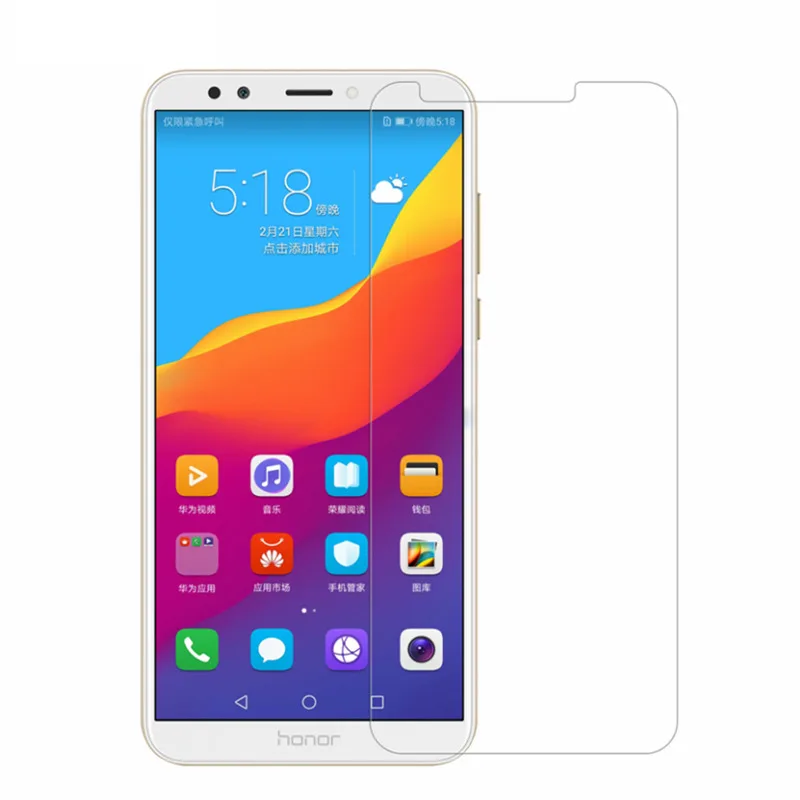 Закаленное стекло 2.5D для Huawei Honor 7A Pro 7C Русская версия Взрывозащищенная защитная