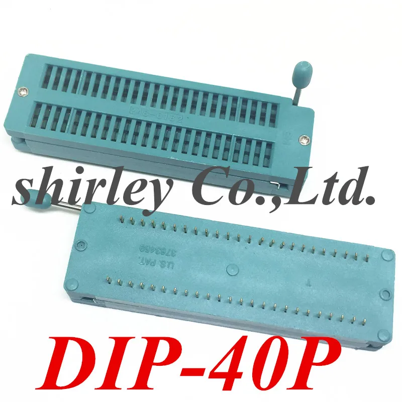2 шт./лот 3M Gold DIP 40 Pin 40Pin универсальная ZIF IC розетка 1248 6182 P|Соединители| |