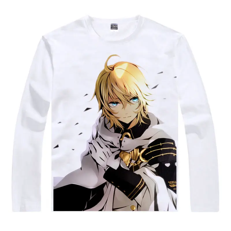 Футболка посвященная Юичиро крул Цепеш футболка модные футболки с рисунком из