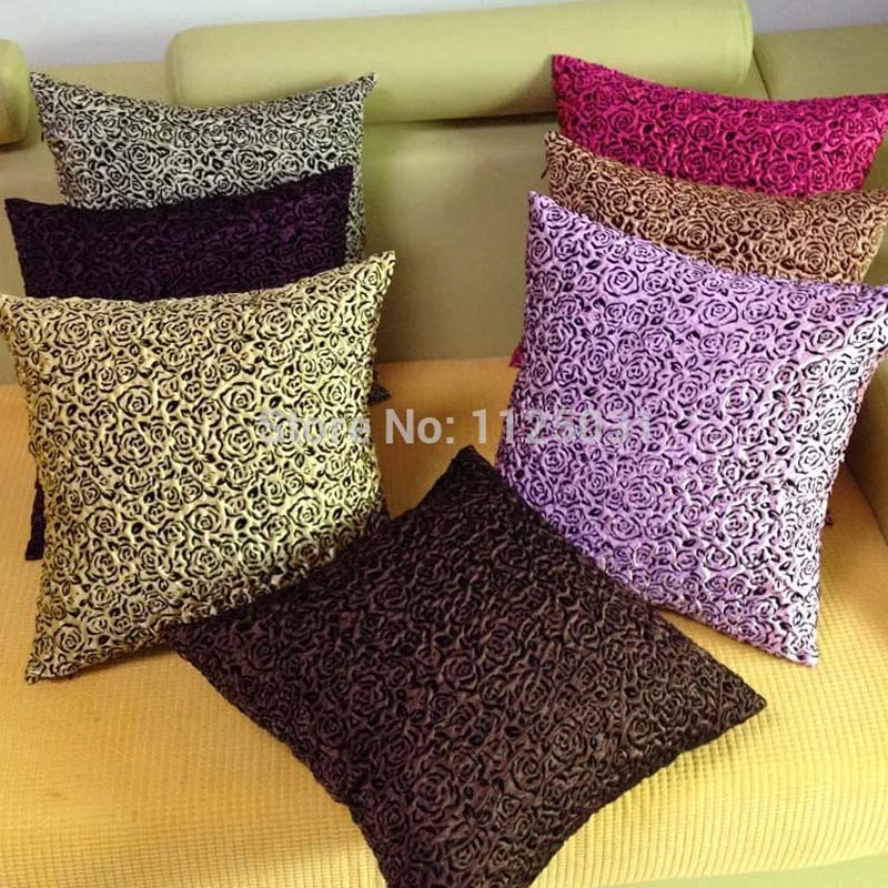 3D декоративный цветочный чехол для подушки с принтом квадратная подушка дивана