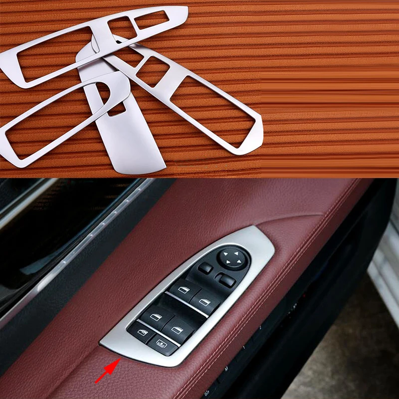 4x дверь окно Лифт панель регулятора Накладка для BMW 7 серии F01 F02 2010-2015 | Автомобили