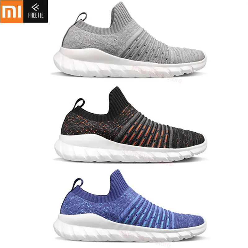 Xiaomi FREETIE Летающая тканая спортивная обувь легкая вентилируемая эластичная трикотажная обувь дышащие кроссовки для бега для мужчин H20