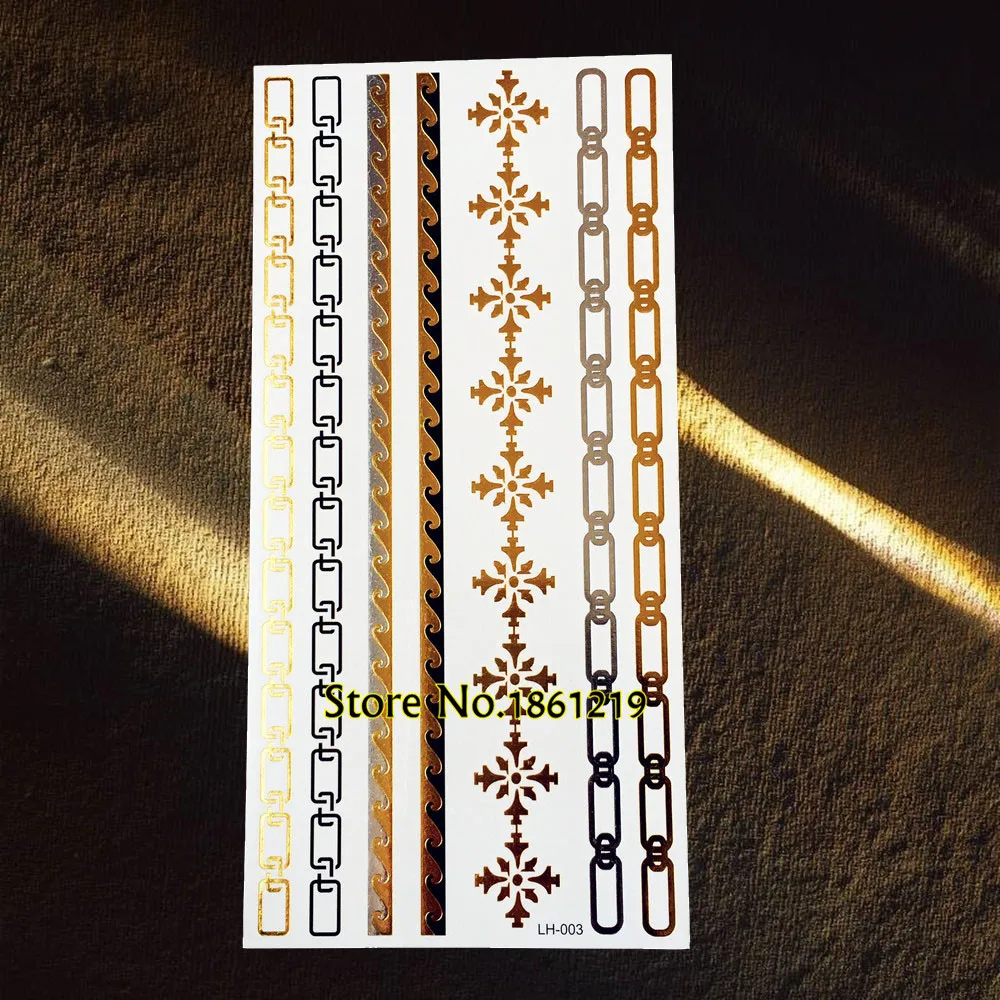 Временная Водонепроницаемая вспышка-Татуировка со змеиным принтом женский