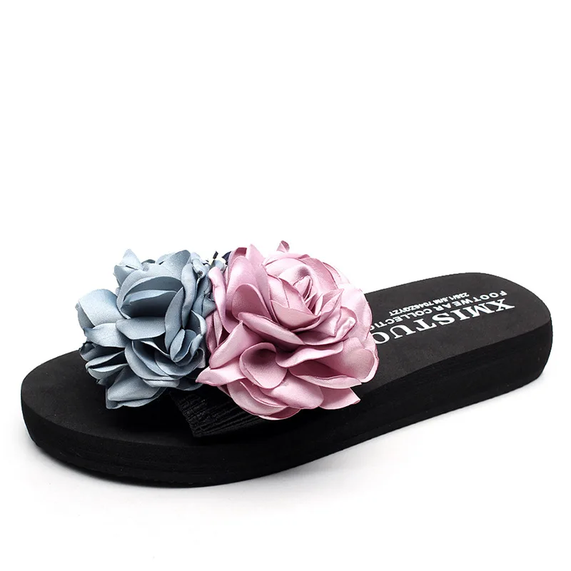 

High Quality Big size Non-slip Slippers Women Beach Summer Women Slippers Floral Casual Fashion Bohemia Slippers Women Shoes