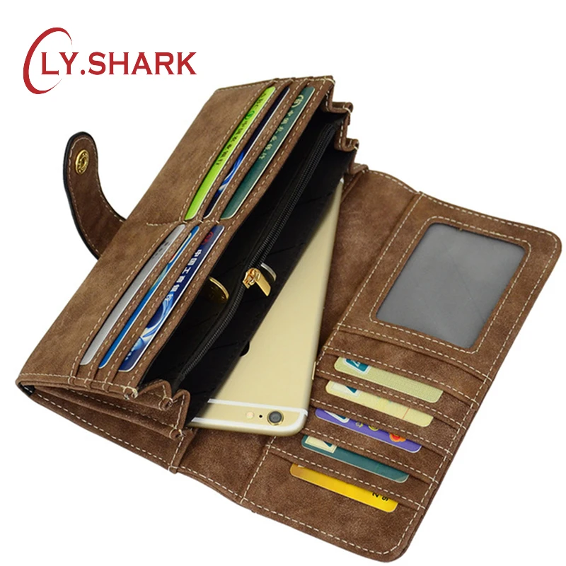LY. SHARK кожаный женский кошелек для женщин роскошный бренд известный клатч сумка