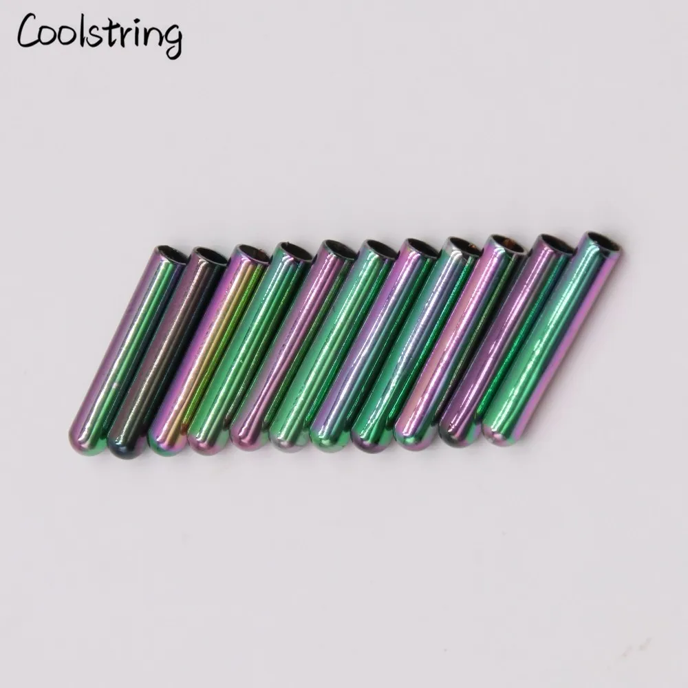 Coolstring роскошные 4 шт./компл. круглый красочные металлические aglets для DIY шнурки шнурок Для женщин мужские туфли со шнуровкой Советы Аксессуары для одежды