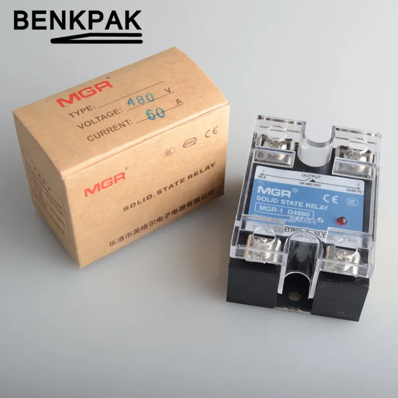 Mager MGR 60A SSR вход 3 32VDC выход 24 480VAC однофазный|relay internet|relay modulerelay design |