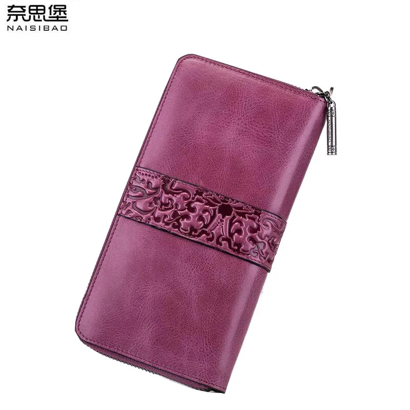 NAISIBAO роскошный модный высококачественный кожаный Ретро первоклассный Кожаный