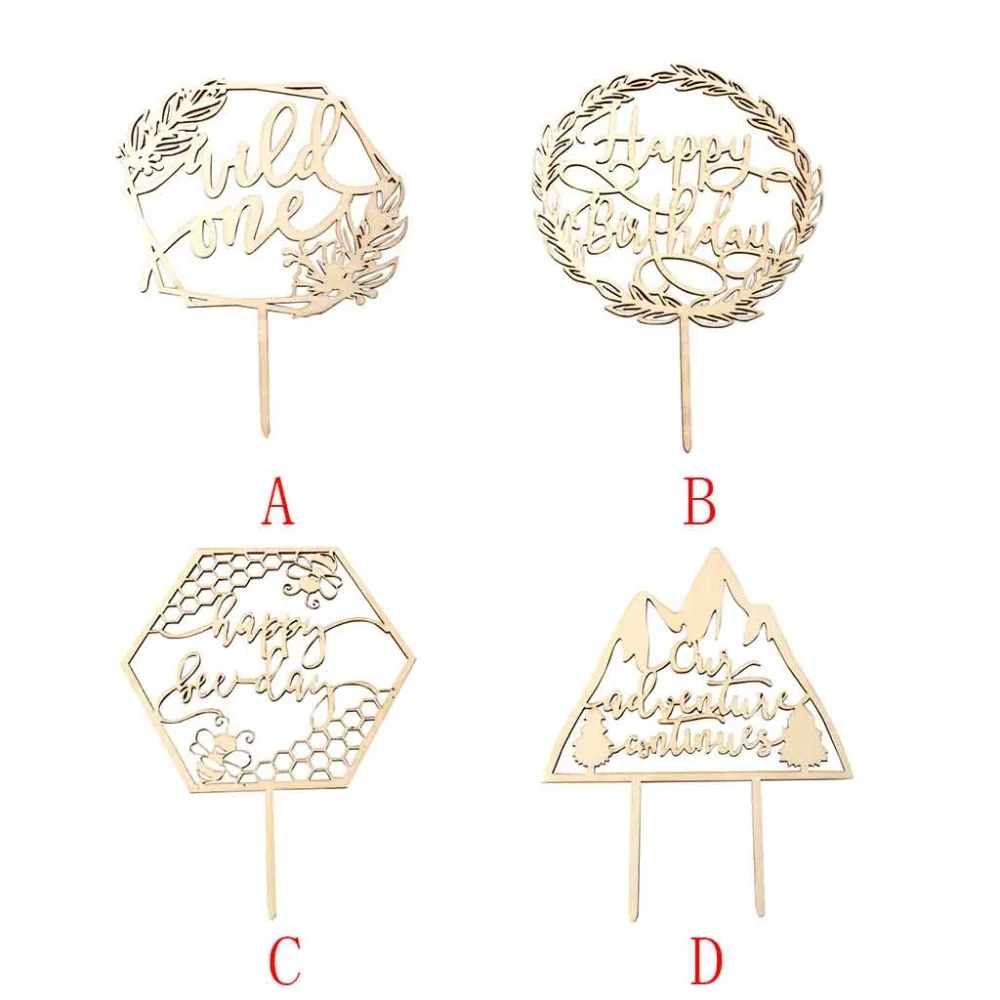 Свадебный Торт Топперы любовь годовщина торт Топпер невесты и жениха Деревянный