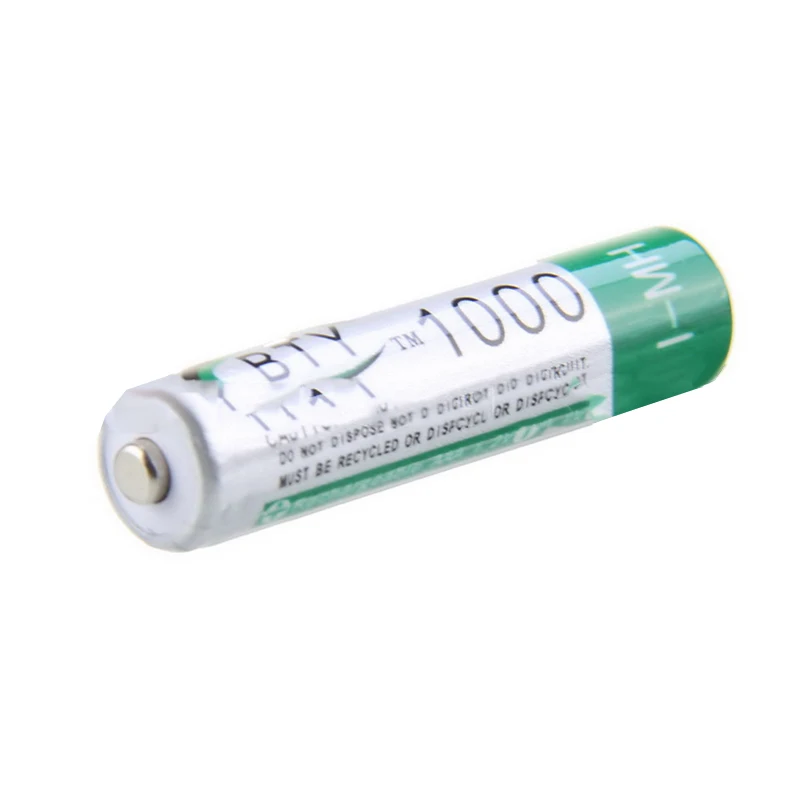 Реальная емкость 4 шт Высокое качество 1000mAh BTY AAA аккумуляторная батарея Ni MH