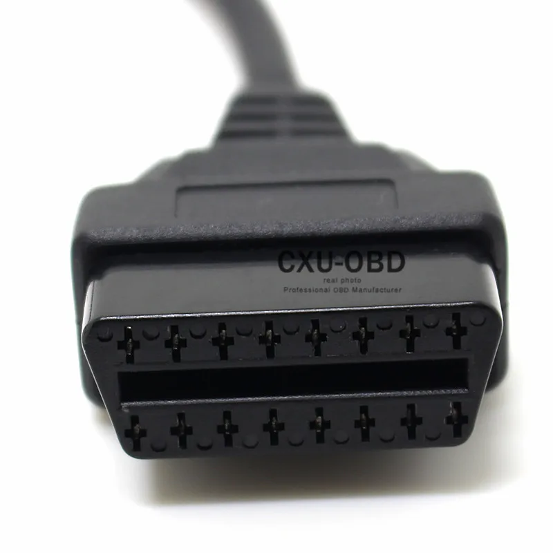 OBDII 2 разъем для Mitsubishi 12pin до 16Pin OBD диагностический адаптер автомобильный кабель |