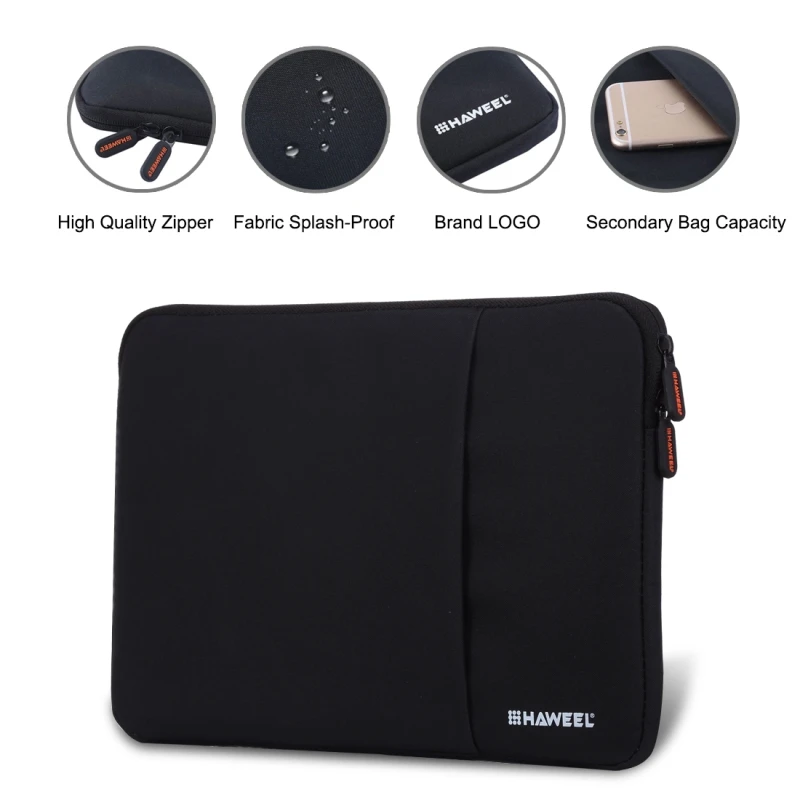 Сумка HAWEEL для ноутбука Macbook чехол на молнии портфель Хлопковая сумка переноски 11