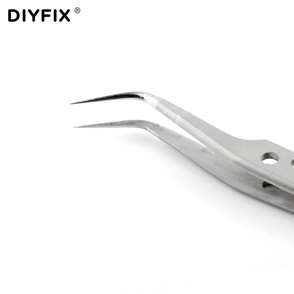 Пинцет DIYFIX из нержавеющей стали прецизионный Антистатический пинцет с прямыми