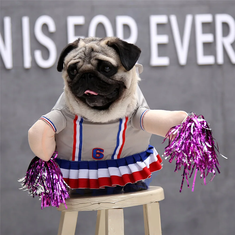 Новое поступление Забавный костюм для питомца бейсбольный плеер Косплей