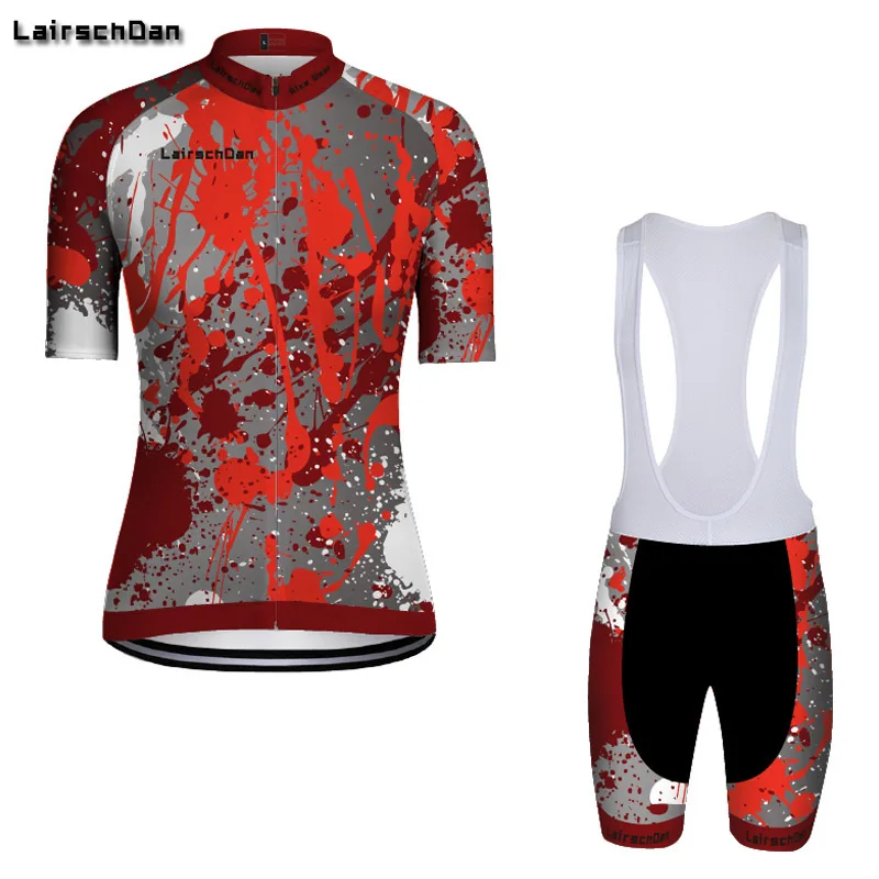 LairschDan 2018 Красивая Для женщин Vélo короткий рукав велосипед Костюмы летние дышащие