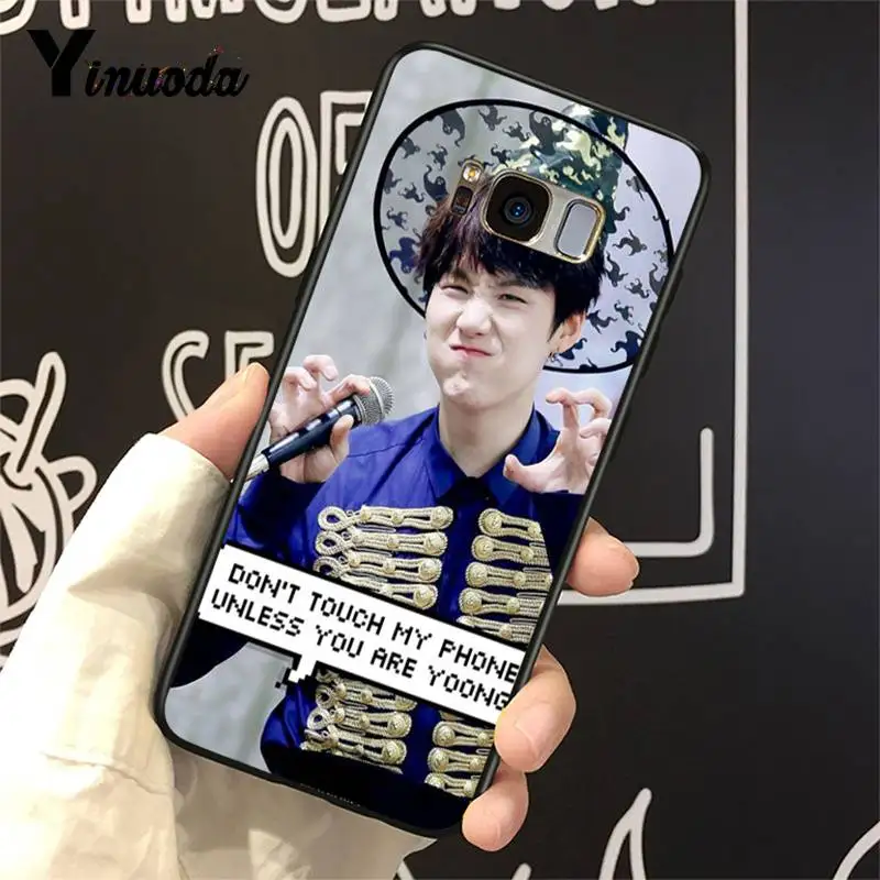 Чехол Yinuoda для Galaxy S9 Korea Star't Touch Me окрашенный чехол смартфона Samsung S8 plus plus|Бамперы|