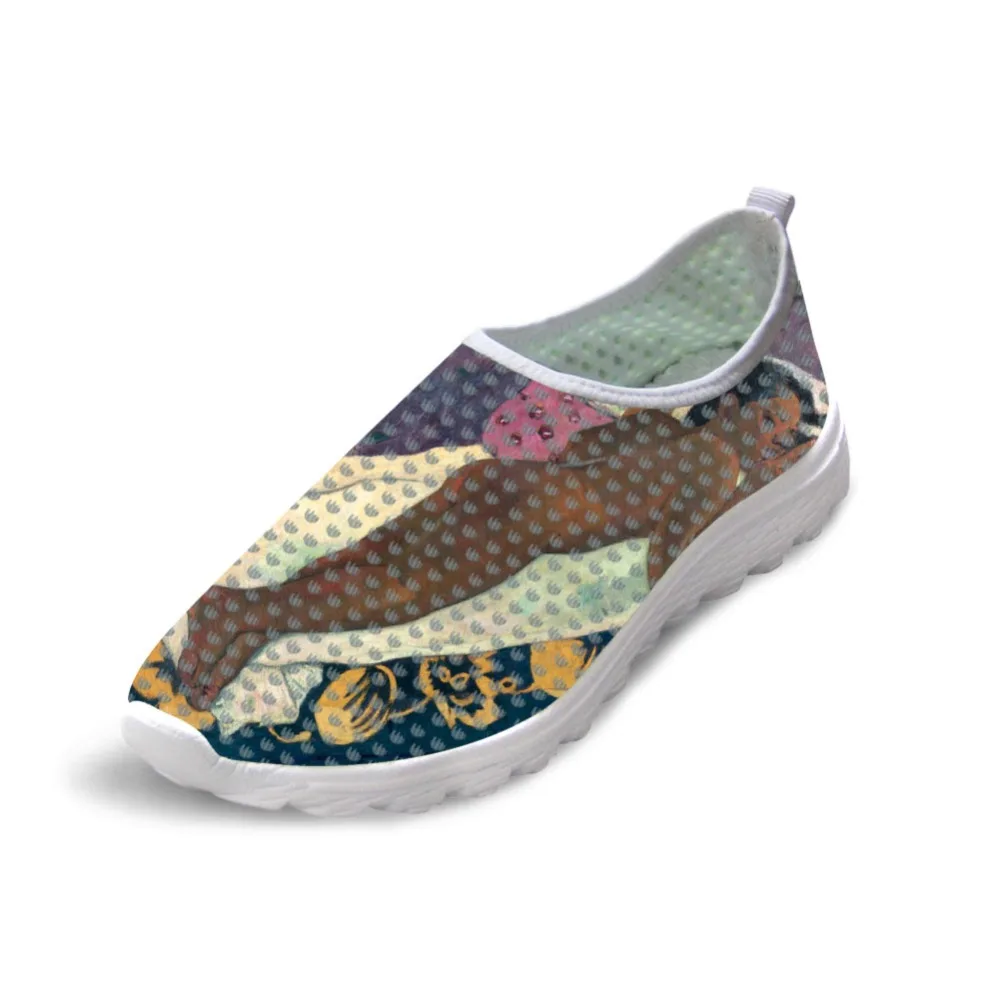Casual Female Flats Shoes Paul Gauguin Master piece Painting Art Print Light Weight Women Summer Sneakers Breathable Mesh | Обувь