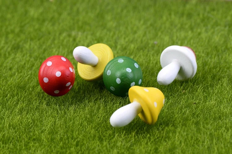 Деревянный грибок дом миниатюрная фигурка Фея Украшения Сада рисунок микро