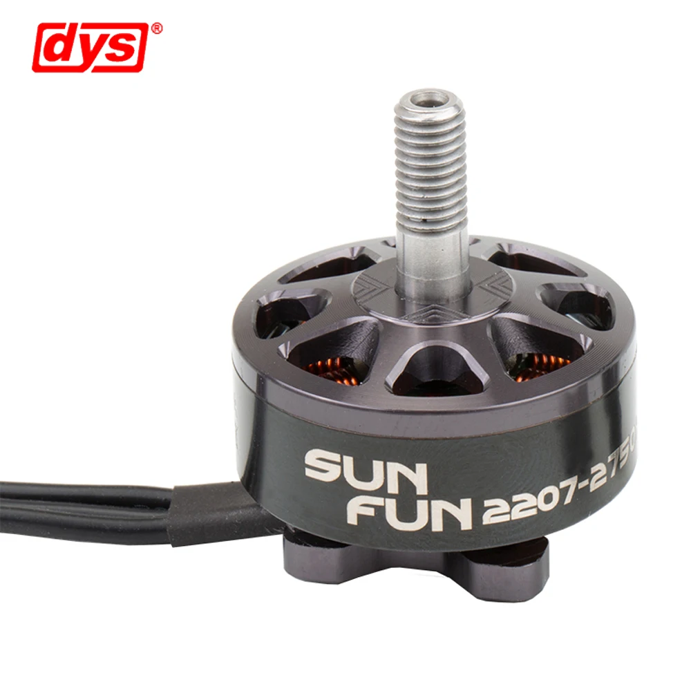 DYS SUN FUN 2207 1750KV 2400KV 2750KV CW резьба FPV гоночный бесщеточный двигатель для