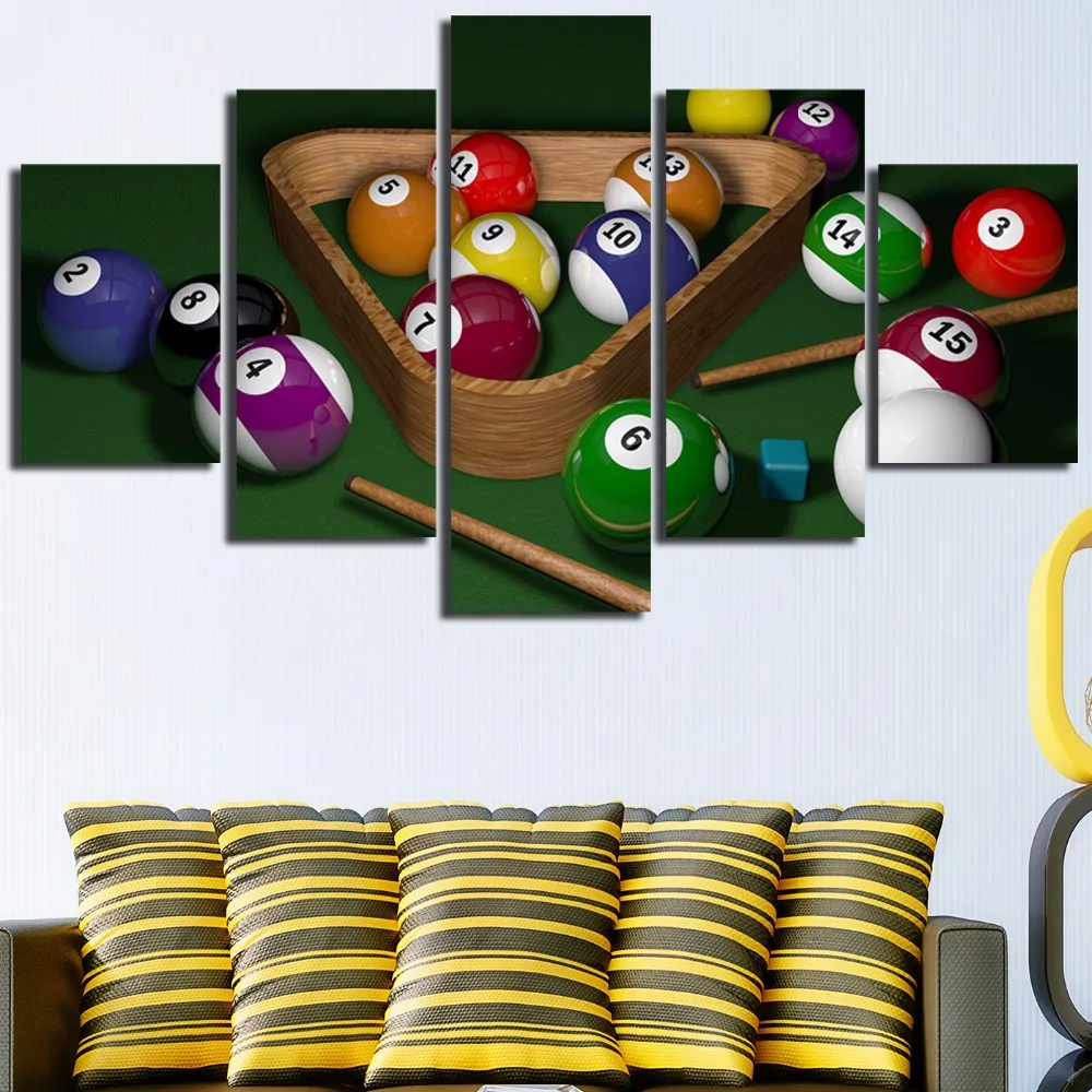 Холст с принтом для гостиной Современная рамка HD домашний декор 5 панелей картины