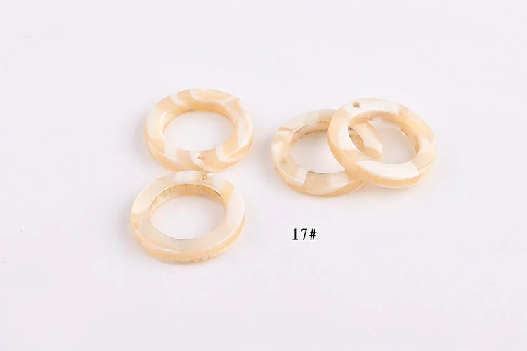 Цветные круглые серьги из Кореи с уксусной кислотой сделай сам подвески для ушей