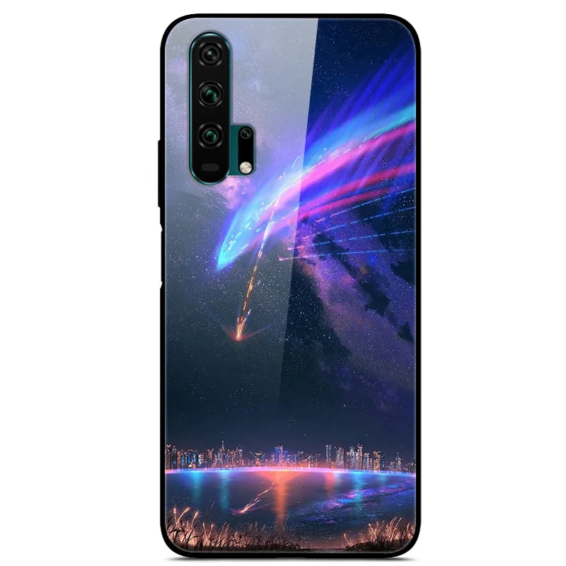 06 Чехол из закаленного стекла для huawei Honor 20, чехол для huawei Honor 20 Pro, чехол Honor20 Pro 6,26" - Цвет: 06