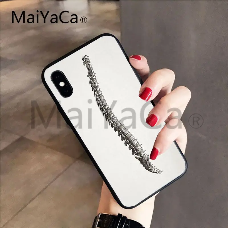 MaiYaCa для iphone 7 6 X Чехол Анатомия человека популярный чехол для телефона для iphone 8 8plus 7 7plus 6 6plus 5 5S 5c SE XS XR XSMAX чехол