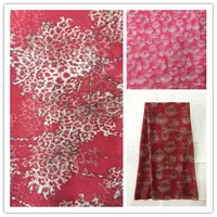 140cm printed nature silk chiffon fabric for crafts material sewing women dress scarf clothes textile100 silk 6mm ds01