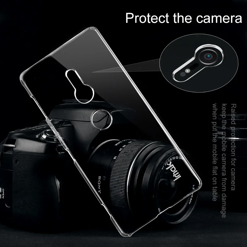 6,0 ''IMAK Жесткий чехол для ПК с кристаллами для sony Xperia XZ3 прозрачный чехол задняя крышка для Funda sony XZ3 чехол XZ 3 оболочка Крышка