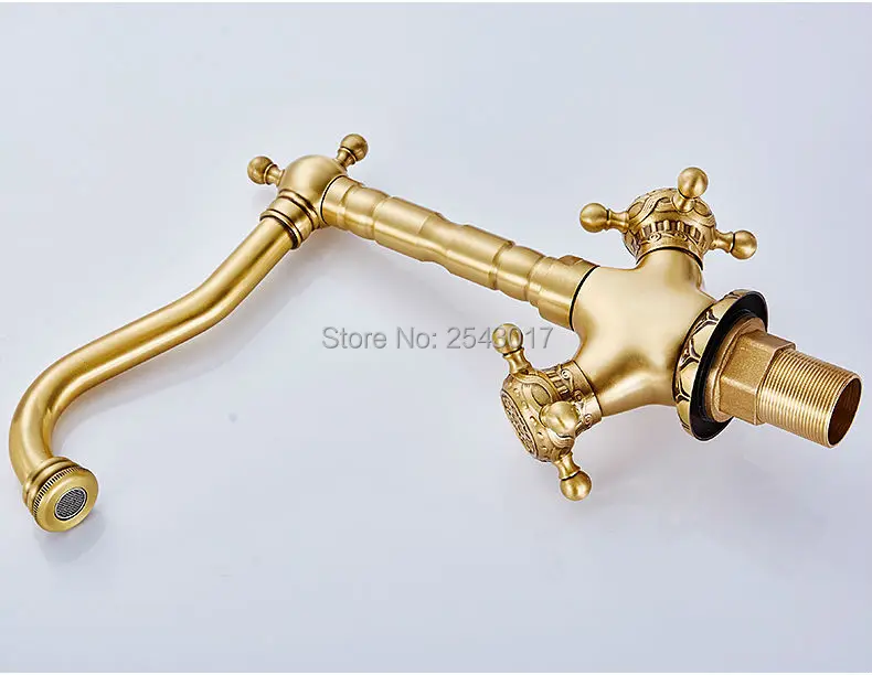 Luxury Antique Carving Bathroom Basin Faucet 360 Swivel Spout Fashion European Style Elegant Mixer Taps torneira banheiro ZR210|torneira