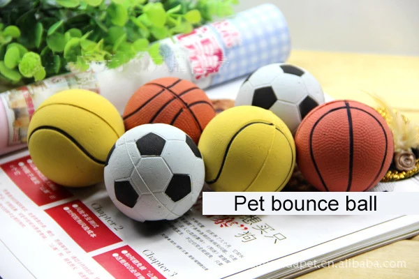 Игрушка для Товары собак резиновые небольшой эластичный прыжки мяч Pet обучение Fun