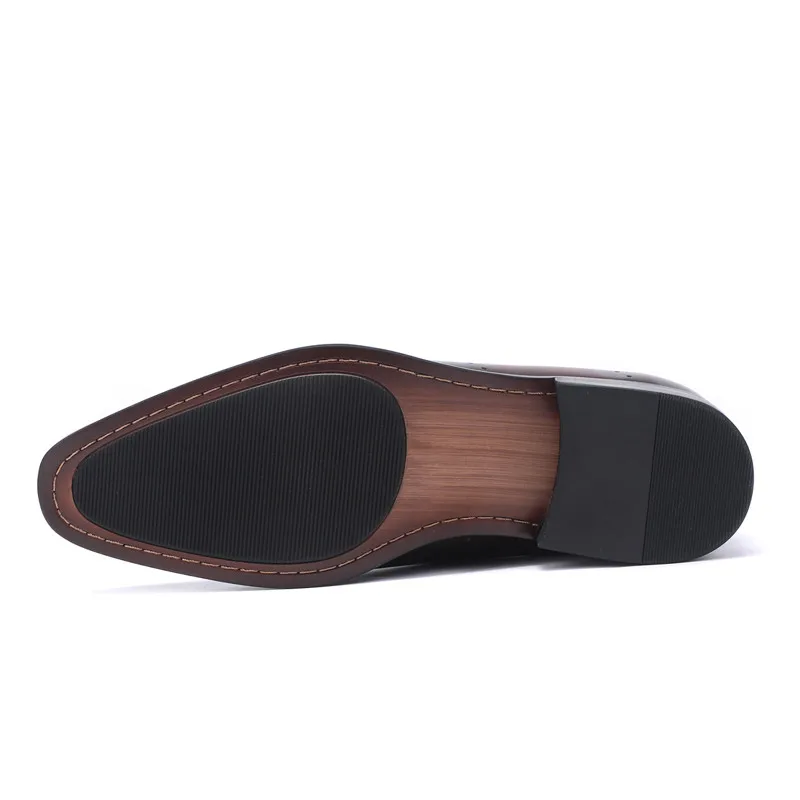 38-46 модельные туфли из натуральной кожи мужские туфли-оксфорды на шнуровке