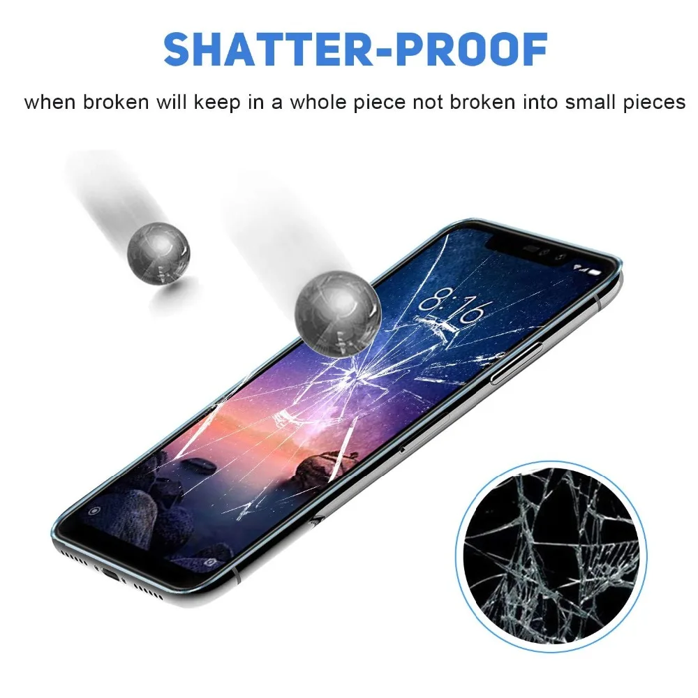 Для Redmi S2 6A 6 Pro Note 6 Pro защита экрана из закаленного стекла для Xiaomi Redmi Note6 6pro 6 A полное покрытие Противоударная пленка стекло