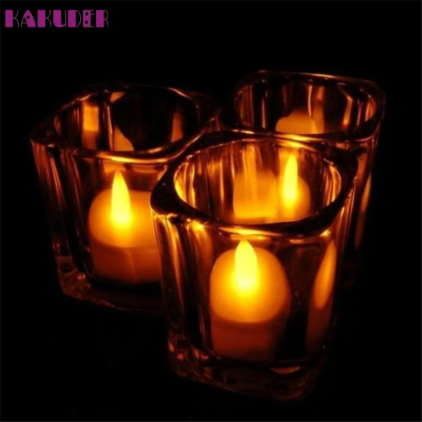 Высокое качество 6 шт/12 шт/24 шт Светодиодный светильник для чая свечи