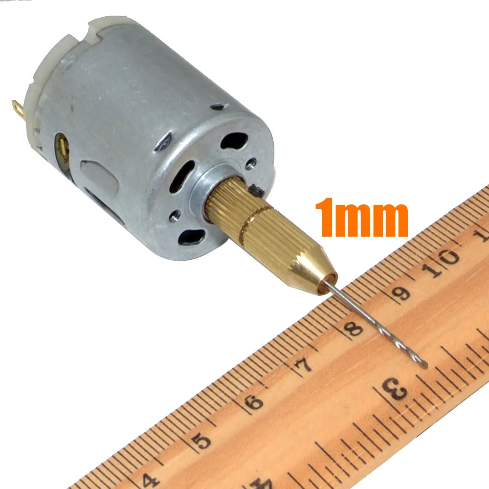 Электрическая дрель с 1 мм сверлом 5 шт./лот новинка постоянный ток 12 ~ 24 В простая