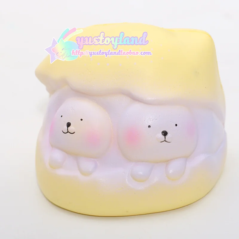 Jumbo Kawaii морские львы печать медведь Puff мягкими замедлить рост бретели для нижнего